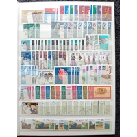 E Germany DDR USED stamps in 8 page/16 side stock book some duplication