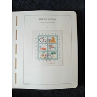 E Germany DDR 1981-1990 used stamps in album approx. 95% complete