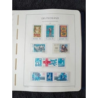 W Germany DDR 1971-1980 MNH stamps in album approx. 100% complete - VERY NICE !