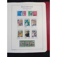 E Germany DDR 1974-1990 USED stamps in album appears 99% complete