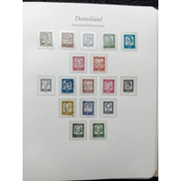 W Germany 1960s-1970s MNH& used stamps in album approx. 85% complete