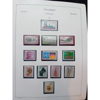 W-Germany 1973-1984 MNH & used stamps in album appears. 100% complete