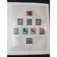 W Germany mostly MNH a few used stamps 1965-1974 in album appears 60% complete