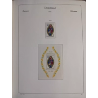 W Germany & Berlin 61-73 & 63-79 MNH stamps in album approx.90% complete