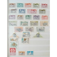 Hungary used stamps in 16 page/32 side album