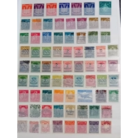 Deutsch's Reich stamps MNH & USED in 8 page/16 side album inc some marienwerder