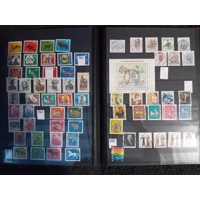 W Germany Berlin used stamps in album 1950-1990