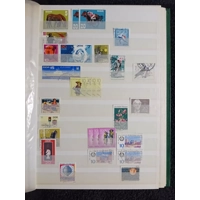 E Germany DDR used stamps in 15 page/30 side album only 10 pages have stamps