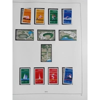 W Germany 1970-1977 MNH Stamps in album appears. 99% complete