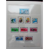 Germany DDR 1962-1967 MNH stamps in album appears 100% complete