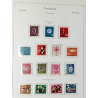 W Germany used stamps 1949-1979 70% complete in a KABE album
