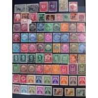 Deutsch's Reich stamps MNH & USED in 16 page/32 side album- super selection !
