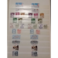 W Germany MNH & used stamps in album last 3 sides empty