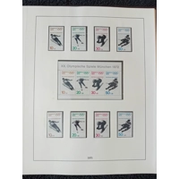 W Germany + Berlin MNH stamps in album appears 100% complete