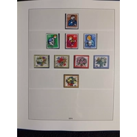 W German Berlin 1970-1979 used stamps in album