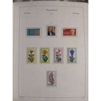 W Germany & Berlin 61-73 & 63-79 MNH stamps in album approx.90% complete