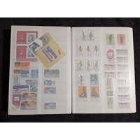 E Germany DDR used stamps 1973-1984 in 32 page/64 side stock book