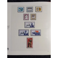 E Germany DDR MNH stamps 1967-1970 in album approx. 95% complete