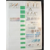W Germany 1976-1991 used stamps in 32 page/64 side album with duplication