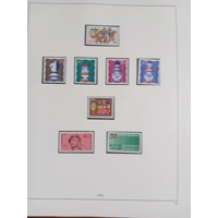 W Germany 1970-1977 MNH Stamps in album appears. 99% complete