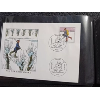 Germany FDCs mainly from the 1990s 50 pages in album mostly CTO a few used