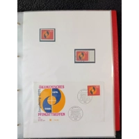 Germany 3 homemade albums of MNH - USED & COVERS 1960 & 70s - 5kg of material !