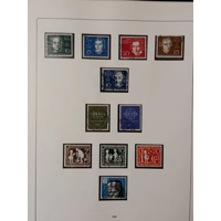 W Germany 1949-62 MNH & used stamps in album appears 65% complete