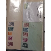 Germany large folder of philatelic material 1930s to modern "read description"