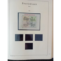 West Germany Berlin 1961-1979 used stamps in album approx. 75% complete