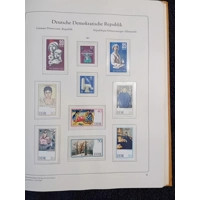 E Germany DDR 1961-1970 MNH stamps in album appears 50% complete