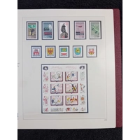 E Germany DDR 1983-89 MNH stamps in album appears 100% complete - NICE !