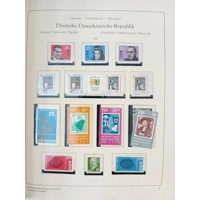 E Germany DDR 1962-1970 MNH stamps in album approx. 80% complete
