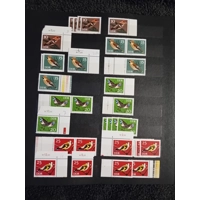 E Germany DDR MNH odd CTO stamps 1973 in album all pages shown with duplication