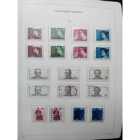 W-Germany 1973-1984 MNH & used stamps in album appears. 100% complete