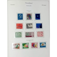 W Germany used stamps 1949-1979 70% complete in a KABE album