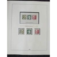W Germany + Berlin MNH stamps in album appears 100% complete