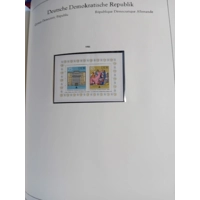 E Germany DDR 1984-1988 MNH Stamps in album appears. 100% complete