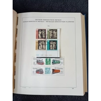 E Germany DDR 1978-1989 USED stamps in album approx. 90% complete