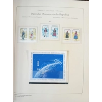 E Germany DDR 1962-1970 MNH stamps in album approx. 80% complete