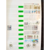 W Germany 1976-1991 used stamps in 32 page/64 side album with duplication