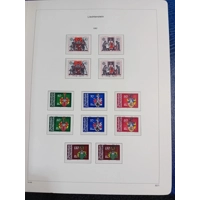 Liechtenstein 1965-1987 MNH & CTO Stamp sets in album appears. 99% complete