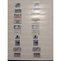 W Germany MNH & used stamps in album last 3 sides empty