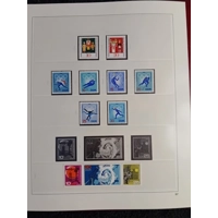 E Germany DDR MNH stamps 1967-1970 in album approx. 95% complete