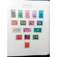 W Germany 1960s-1970s MNH& used stamps in album approx. 85% complete