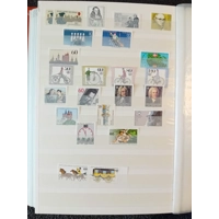 W Germany 1980-1994 mnh & used stamps in 32 page/64 side album with duplication