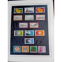 W Germany 1969-1978 MNH & USED Stamps in album
