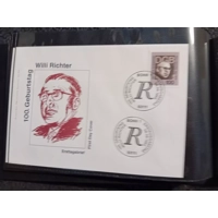 Germany FDCs mainly from the 1990s 50 pages in album mostly CTO a few used