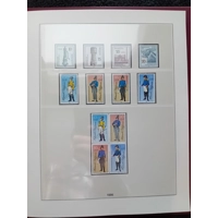 Germany DDR 1982-1986 MNH stamps in album appears 100% complete