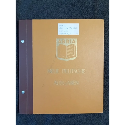 E Germany DDR 1961-1970 MNH stamps in album appears 50% complete