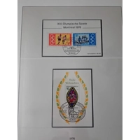 Germany 1972-1982 CTO - used stamps in album approx. 70% complete - NICE !